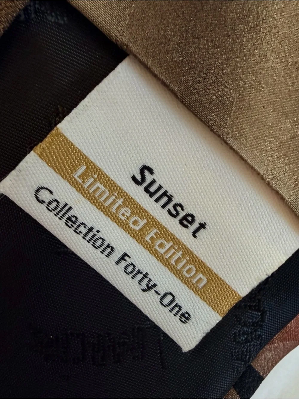 J. Garcia Sunset Limited Edition Collection Forty-One 100% Silk Abstract ArtDeco